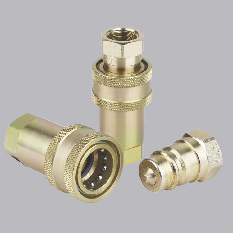 ISO7241A S1 CLOSE TYPE HYDRAULIC QUICK COUPLING (Steel) Ruihua Hardware
